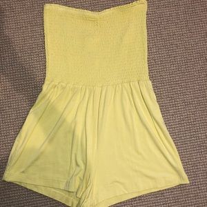 Yellow pacsun romper